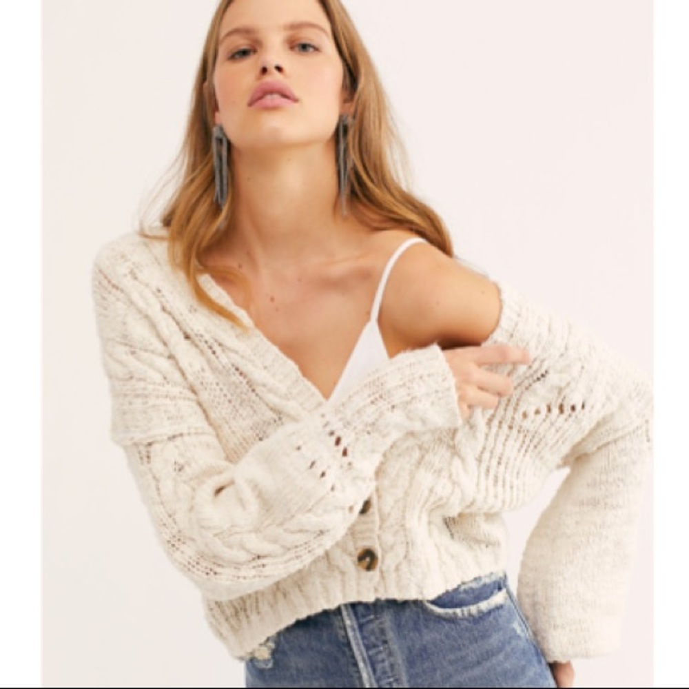 FREE PEOPLE Sandstorm Cardigan NWT Small 
Moon Ocean